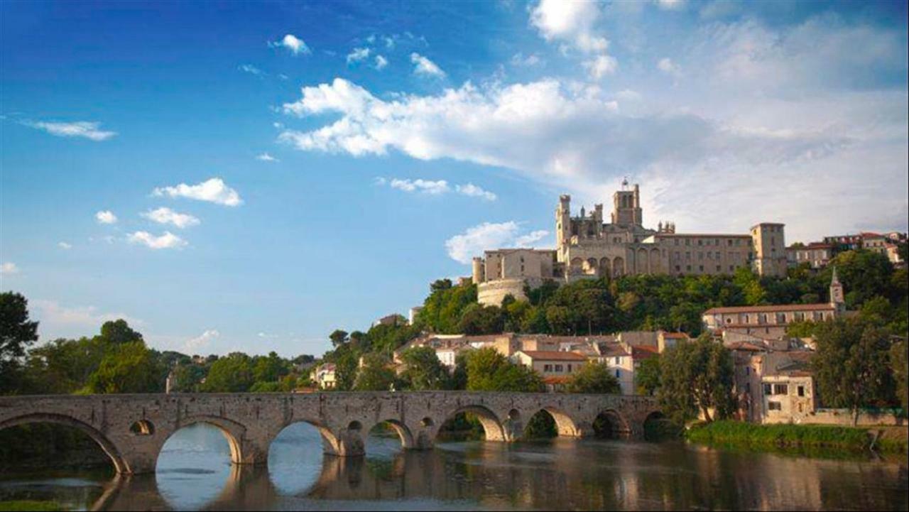 Beziers Studio Terrasse Exterior photo